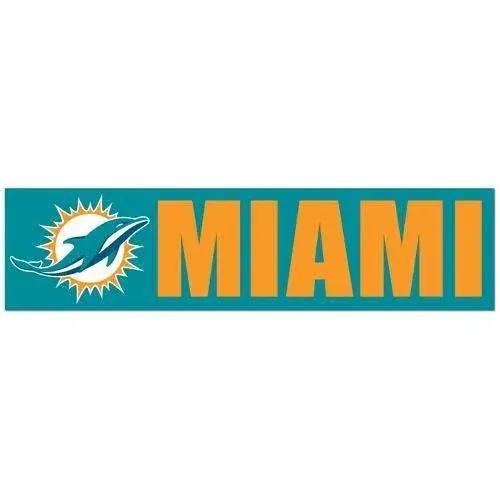  Miami Dolphins Decal Bumper Sticker -  ToylandEU™