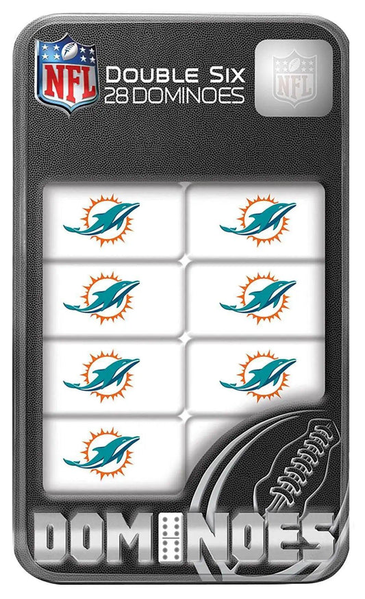  Miami Dolphins Dominoes Set Double Sixes Collectible Tin Box -  ToylandEU™