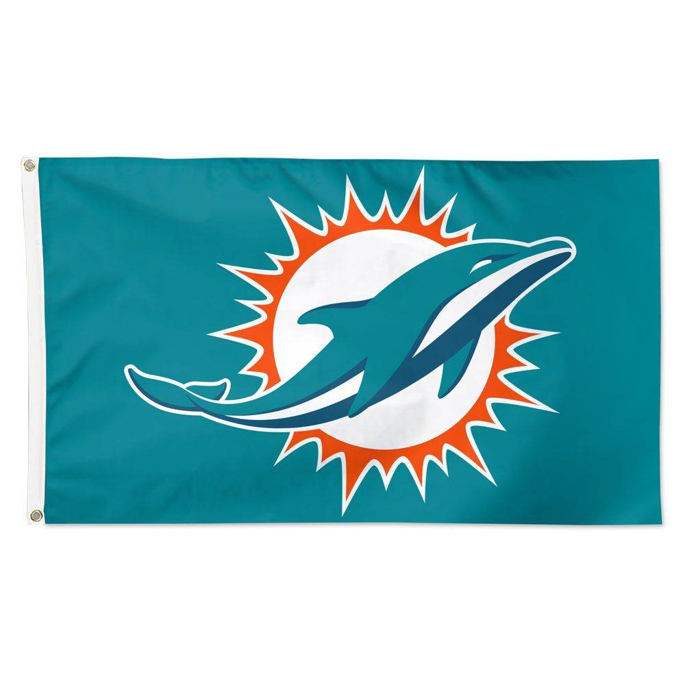 Miami Dolphins Flag 3x5 Team Durable Wincraft NFL Flag - ToylandEU