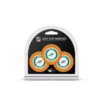 Miami Dolphins Golf Chip With Marker 3 Pack Team Golf -  ToylandEU™