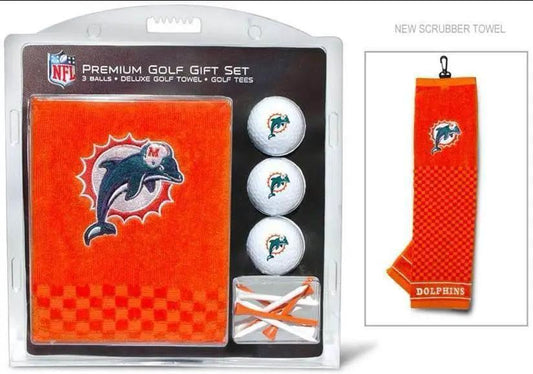  Miami Dolphins Golf Gift Set Embroidered Towel And Balls -  ToylandEU™
