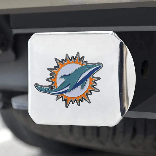  Miami Dolphins Hitch Cover Chrome Emblem 3D Logo Pride -  ToylandEU™