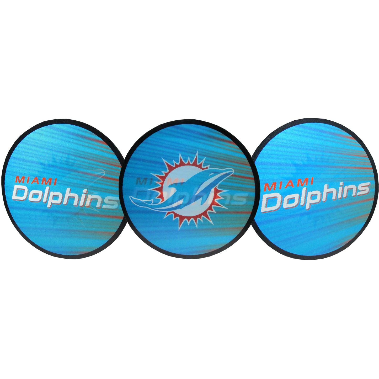 Miami Dolphins Lenticular Decal With Depth Motion Effect - ToylandEU