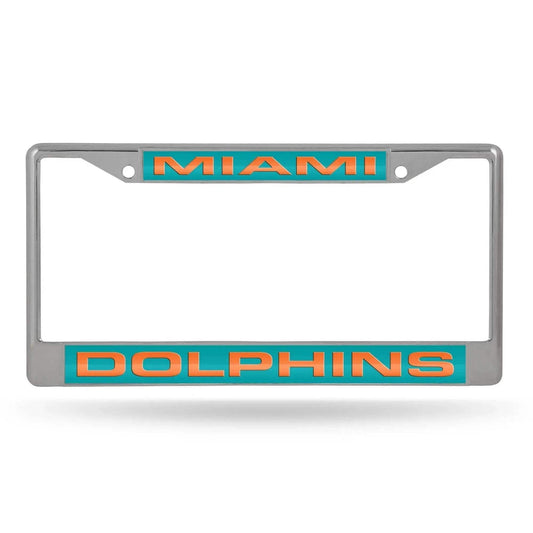  Miami Dolphins License Plate Frame Chrome Green Background -  ToylandEU™