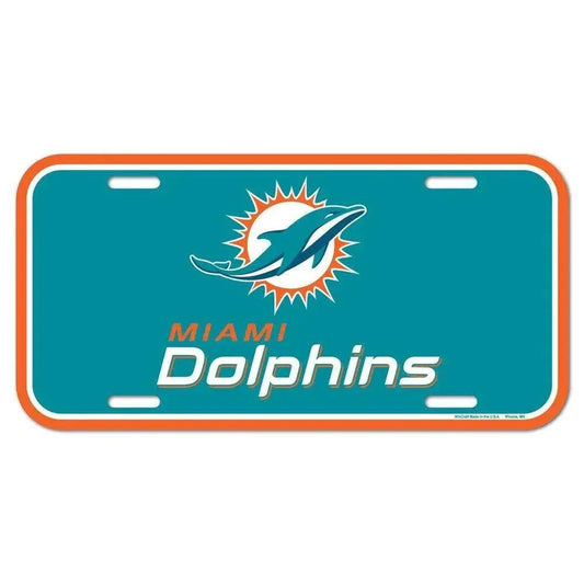  Miami Dolphins License Plate Plastic -  ToylandEU™