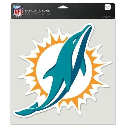  Miami Dolphins Licensed Die Cut Decal 8x8 Vinyl Color -  ToylandEU™