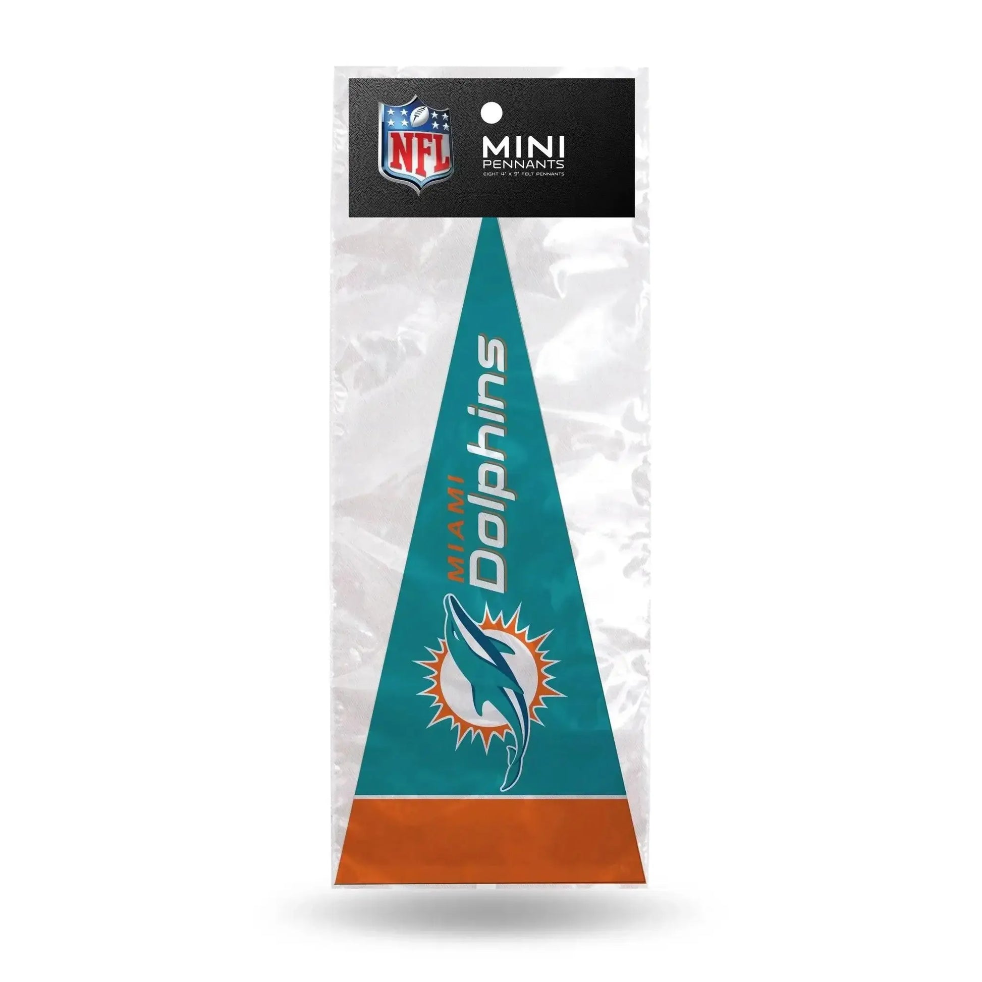  Miami Dolphins Mini Pennant Set 8 Piece Alternate Felt -  ToylandEU™