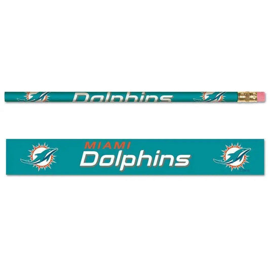  Miami Dolphins Pencil Set Six Pack Official NFL Pencils -  ToylandEU™