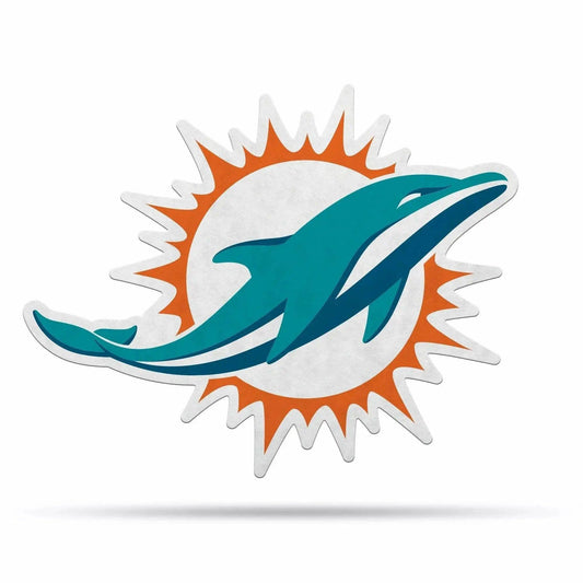  Miami Dolphins Pennant Shape Felt Logo Rico Industries -  ToylandEU™