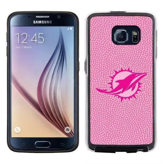  Miami Dolphins Pink NFL Pebble Grain Galaxy S6 Case -  ToylandEU™