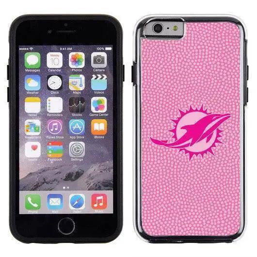  Miami Dolphins Pink Pebble Grain Feel Case For Iphone 6 CO -  ToylandEU™