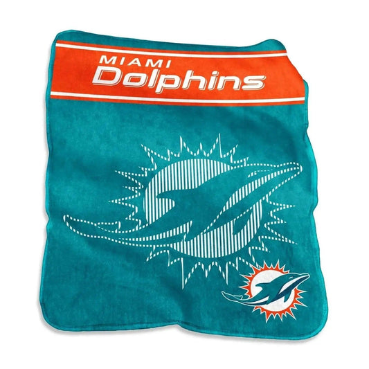  Miami Dolphins Raschel Throw Blanket 60x80 Cozy Game Night -  ToylandEU™