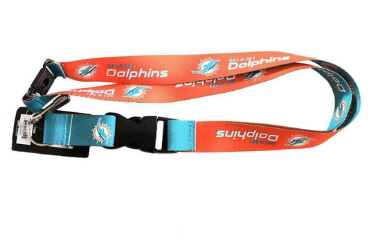  Miami Dolphins Reversible Lanyard With Detachable Keyring -  ToylandEU™