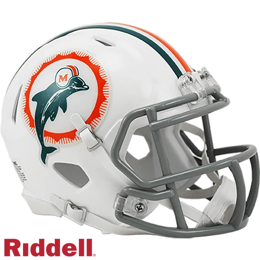  Miami Dolphins Riddell Mini Speed Style Helmet 1972 Replica -  ToylandEU™