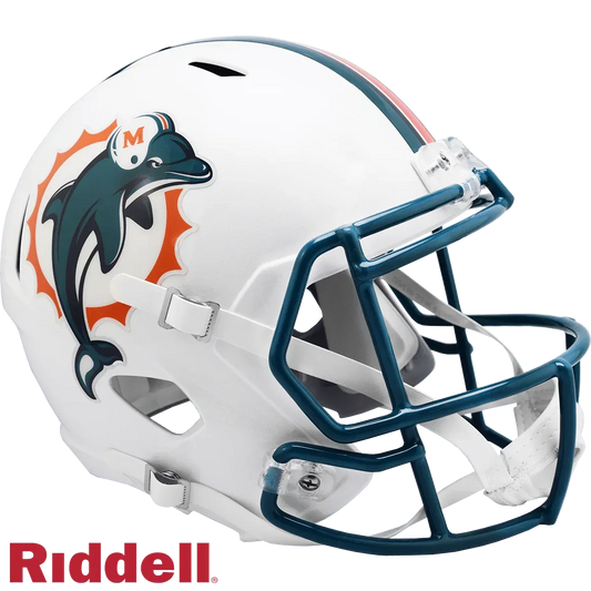  Miami Dolphins Riddell Replica Full Size Speed Helmet -  ToylandEU™