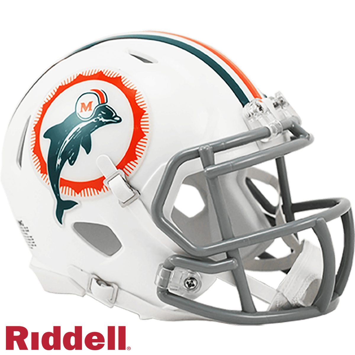 Miami Dolphins Riddell Replica Mini Speed Helmet Tribute - ToylandEU