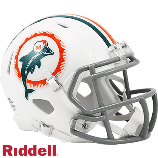 Miami Dolphins Riddell Replica Mini Speed Helmet Tribute - ToylandEU