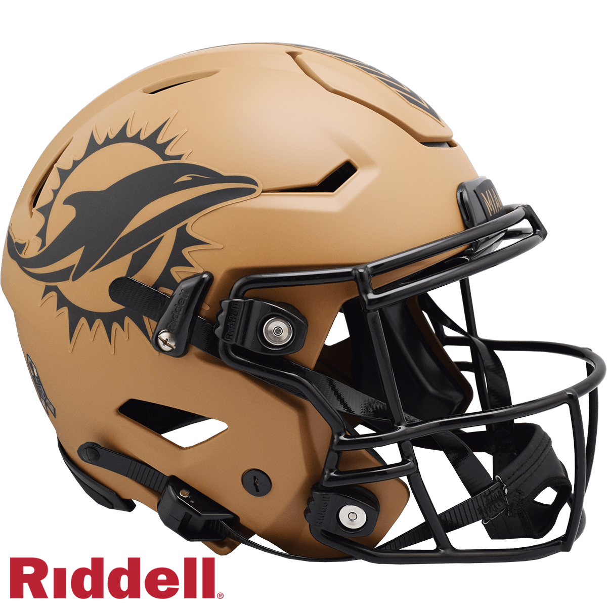 Miami Dolphins Riddell SpeedFlex Salute To Service Helmet - ToylandEU