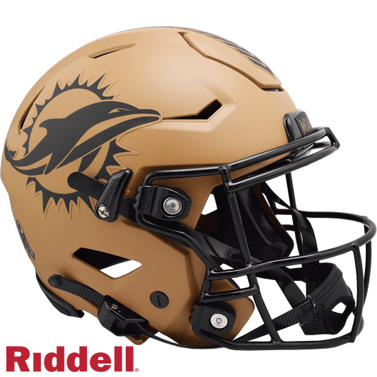Miami Dolphins Riddell SpeedFlex Salute To Service Helmet - ToylandEU