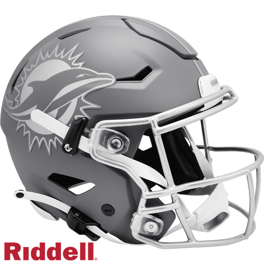 Miami Dolphins Riddell SpeedFlex Slate Alternate Helmet - ToylandEU