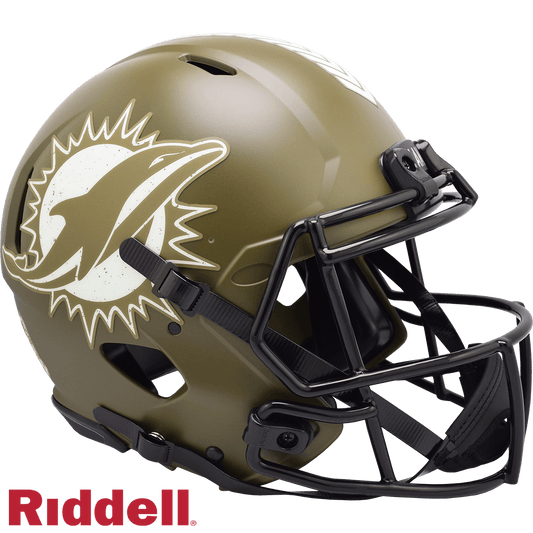 Miami Dolphins Salute to Service Riddell Helmet 2022 - ToylandEU