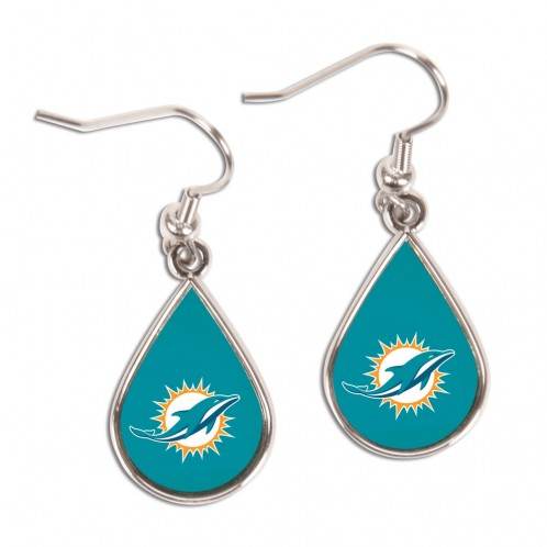 Miami Dolphins Teardrop Earrings Officially Licensed - ToylandEU