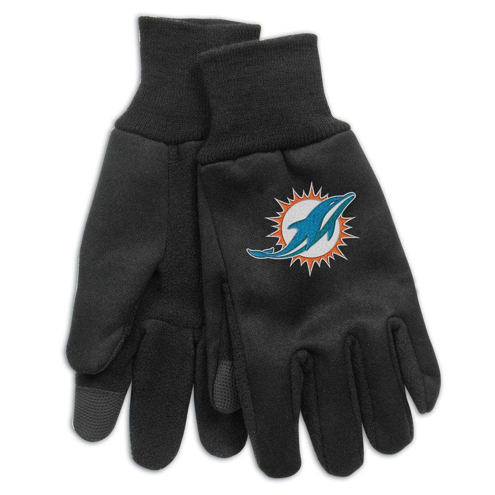 Miami Dolphins Touchscreen Gloves One Size Fits Most - ToylandEU