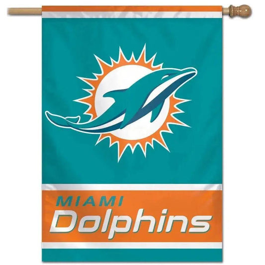  Miami Dolphins Vertical Banner 28x40 Outdoor Polyester Flag -  ToylandEU™