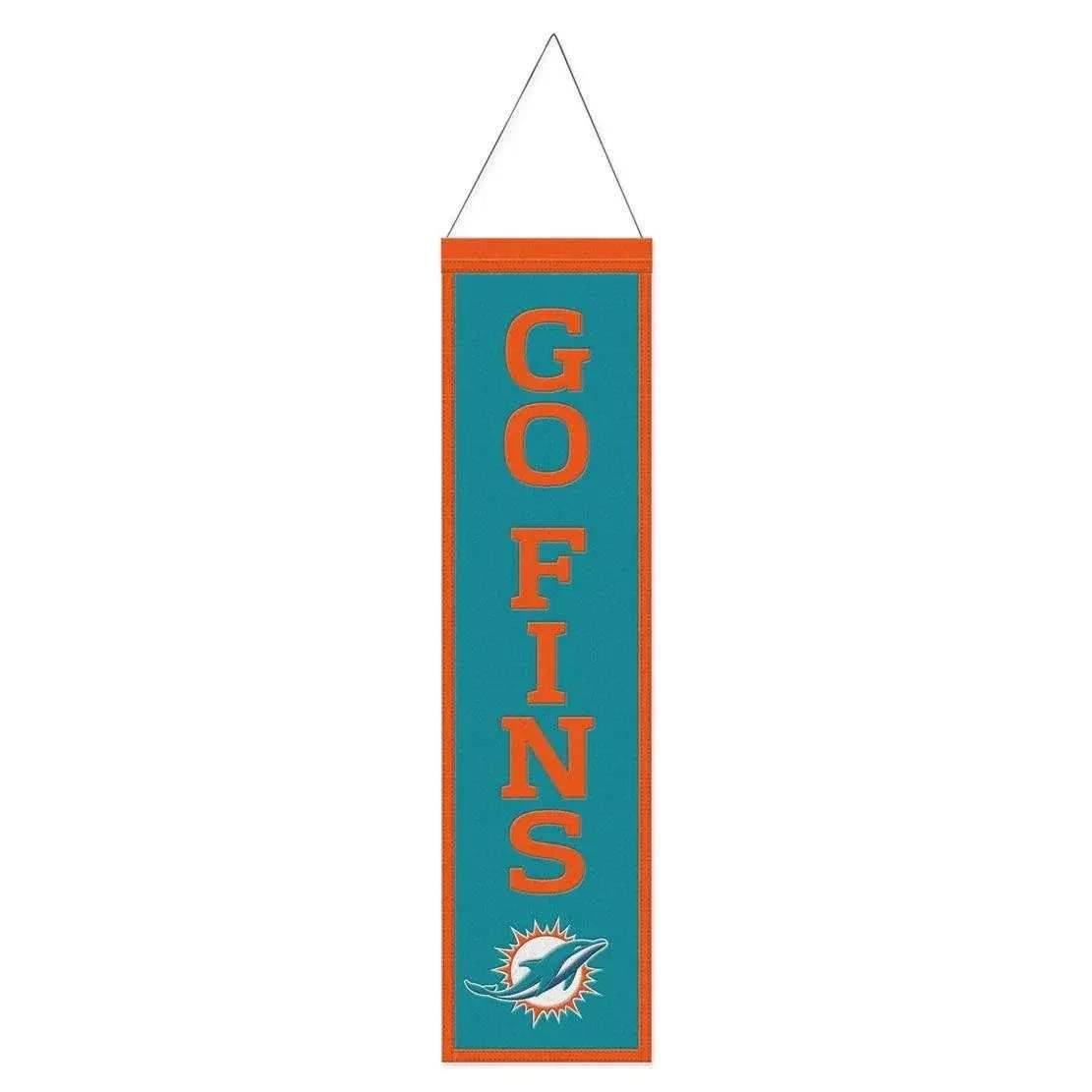  Miami Dolphins Wool Banner 8x32 Heritage Slogan Design -  ToylandEU™