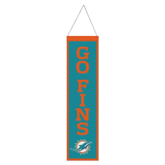  Miami Dolphins Wool Banner 8x32 Heritage Slogan Design -  ToylandEU™
