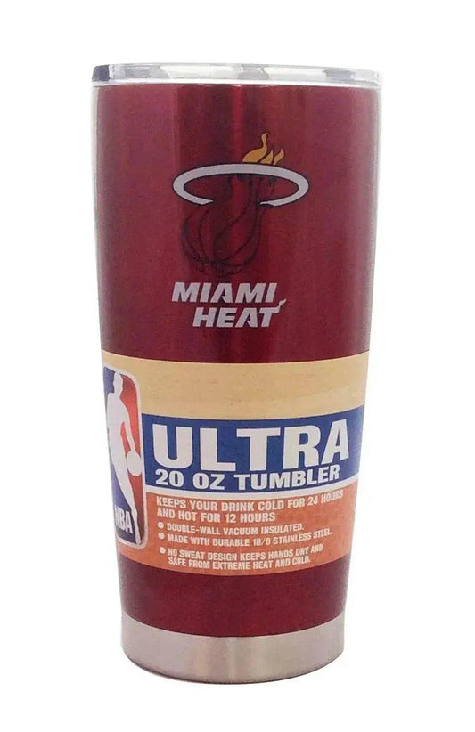  Miami Heat 20oz Ultra Red Travel Tumbler Slider Lid -  ToylandEU™