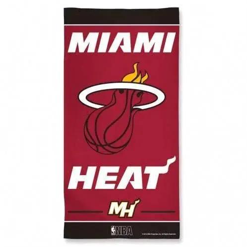  Miami Heat Beach Towel 30x60 Cotton Velour Front Style -  ToylandEU™