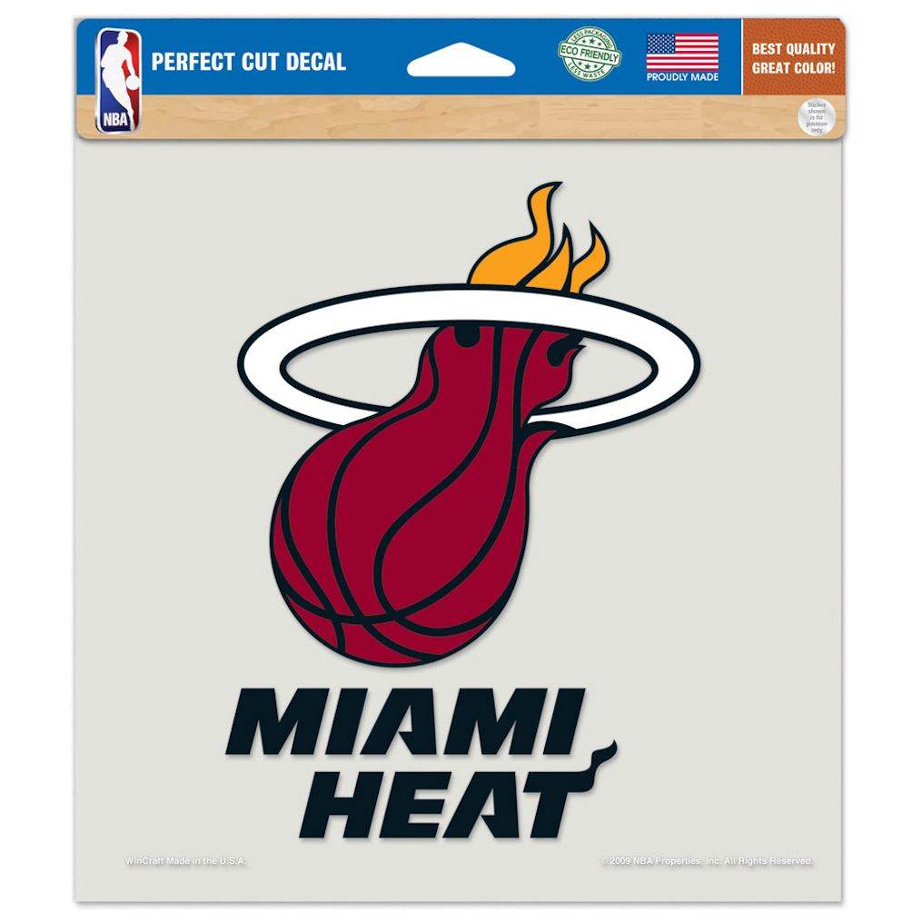 Miami Heat Die Cut Decal 8x8 Color Vinyl Sticker Outdoor - ToylandEU
