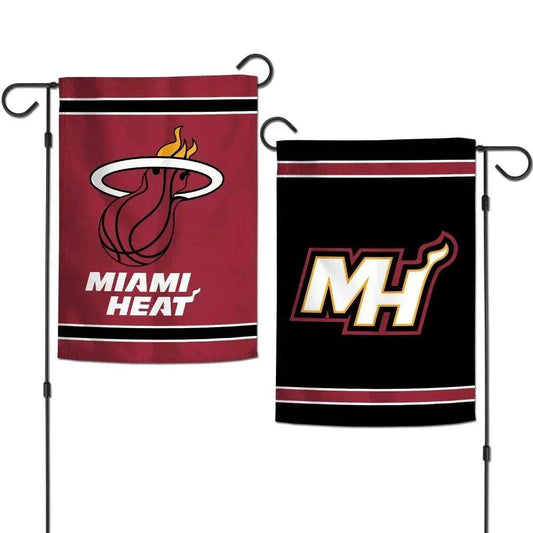  Miami Heat Flag 12x18 Garden Style 2 Sided -  ToylandEU™
