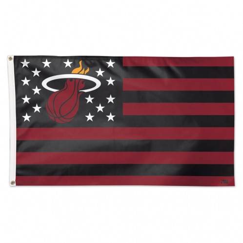 Miami Heat Flag 3x5 Deluxe Style Stars And Stripes Design - ToylandEU