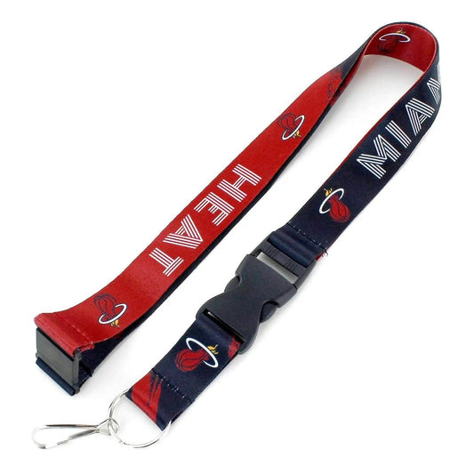  Miami Heat Lanyard Crossfade Design Breakaway Clip Key Ring -  ToylandEU™