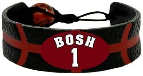  Miami Heat Leather Bracelet Team Colors Chris Bosh Official -  ToylandEU™