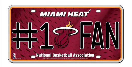  Miami Heat License Plate #1 Fan -  ToylandEU™