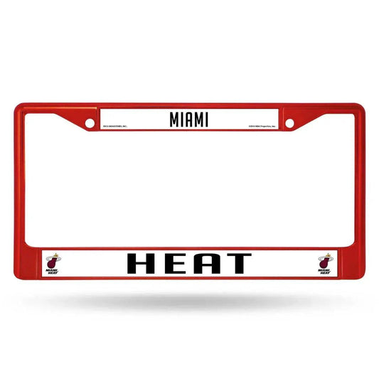  Miami Heat License Plate Frame Metal Red Officially Licensed -  ToylandEU™