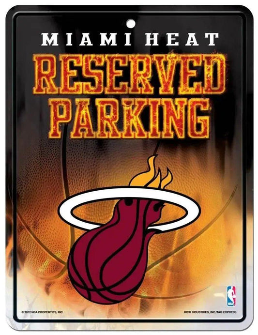  Miami Heat Sign Metal Parking -  ToylandEU™