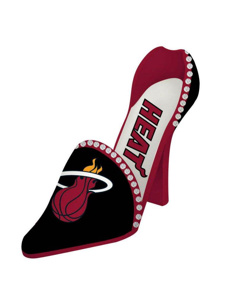 Miami Heat Wine Bottle Holder Decorative Shoe Hand Painted - ToylandEU