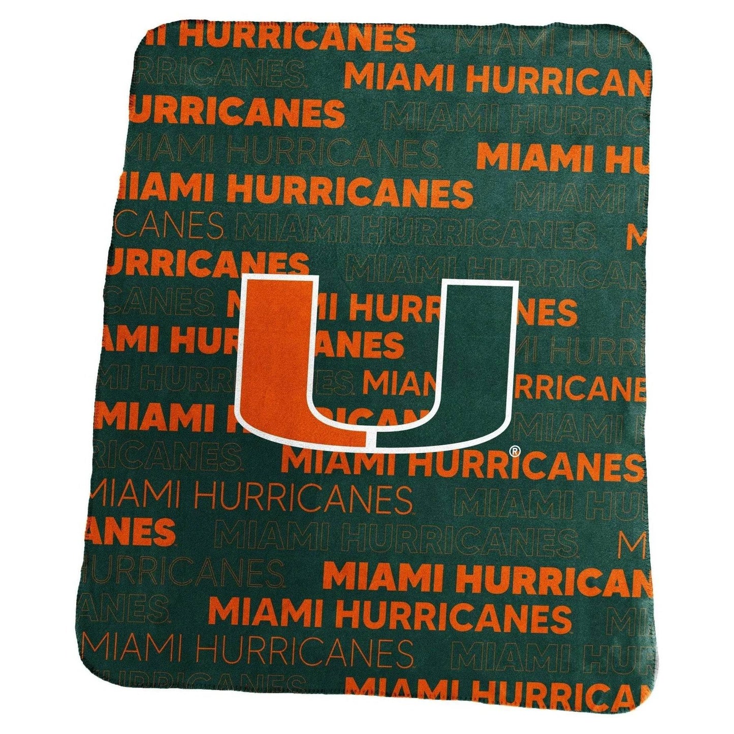 Miami Hurricanes Blanket 50x60 Fleece Throw Classic - ToylandEU