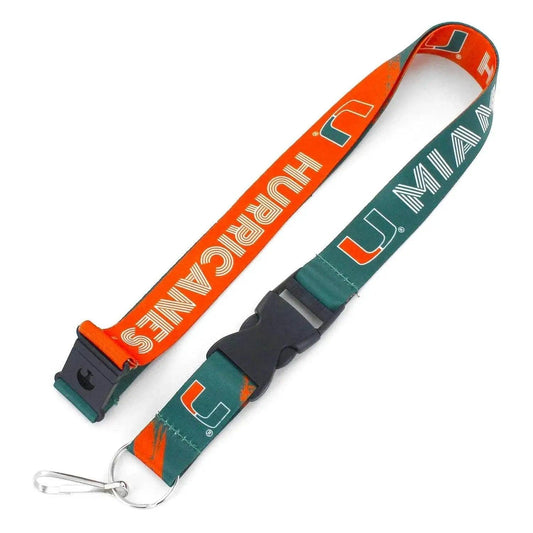  Miami Hurricanes Lanyard Crossfade Design With Breakaway -  ToylandEU™