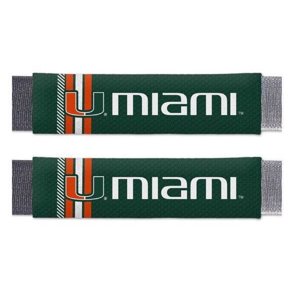 Miami Hurricanes Seat Belt Pad Set Team Color 2 Pack - ToylandEU