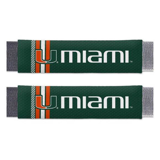 Miami Hurricanes Seat Belt Pad Set Team Color 2 Pack - ToylandEU