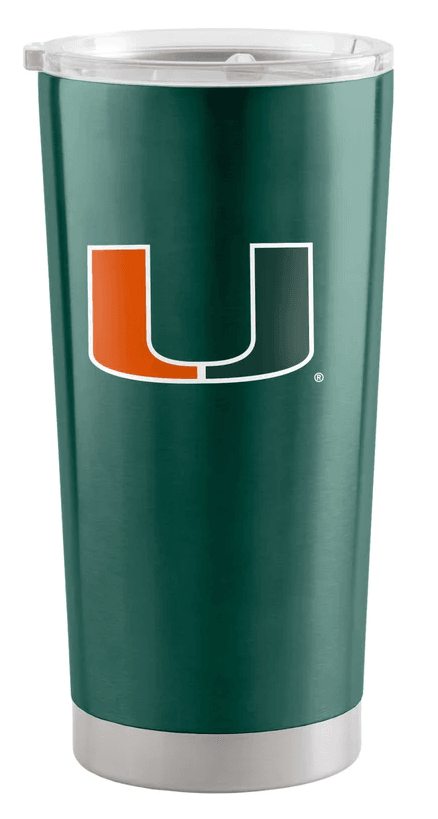 Miami Hurricanes Travel Tumbler 20oz Stainless Steel - ToylandEU
