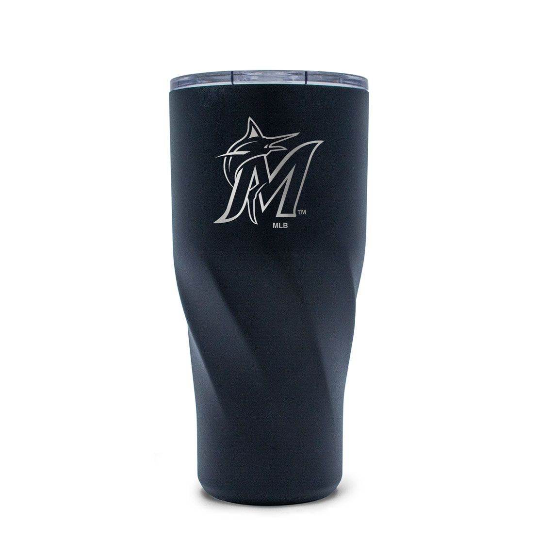 Miami Marlins 20oz Stainless Steel Tumbler Dishwasher Safe - ToylandEU