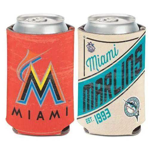  Miami Marlins Can Cooler Vintage Design 12oz Wincraft USA -  ToylandEU™