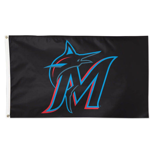 Miami Marlins Flag 3x5 Durable Quad Stitched Brass Grommets - ToylandEU