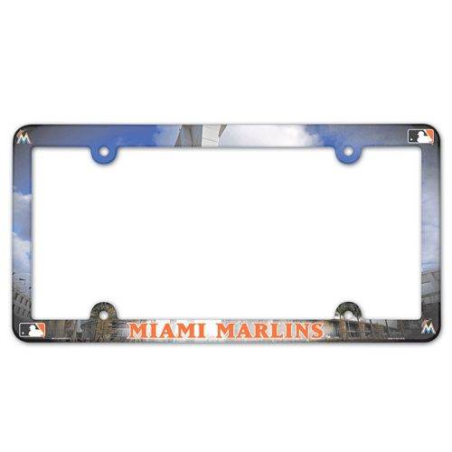 Miami Marlins Full Color License Plate Frame Special Order - ToylandEU